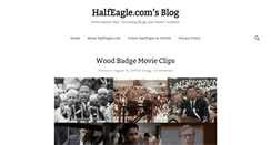 Desktop Screenshot of blog.halfeagle.com