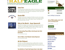 Tablet Screenshot of halfeagle.com